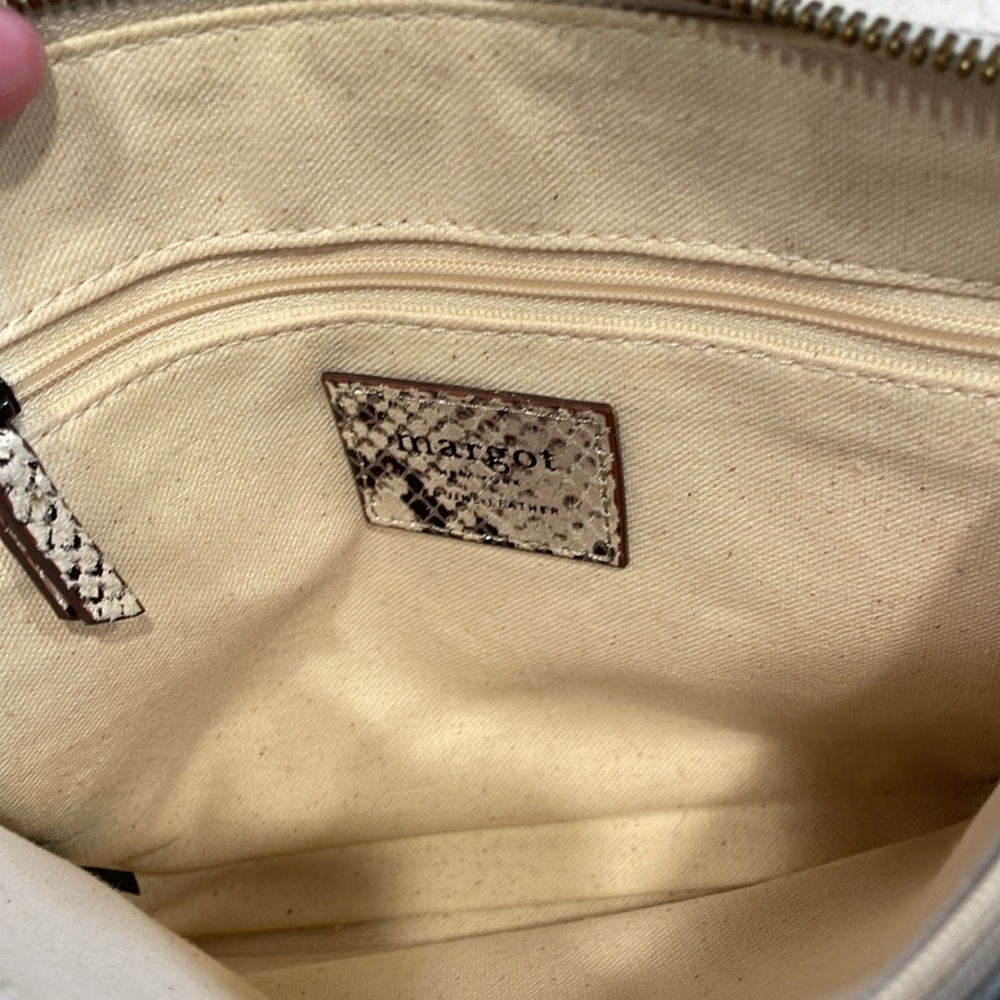 Margot New York Python Leather Pattern Clutch/Wri… - image 6